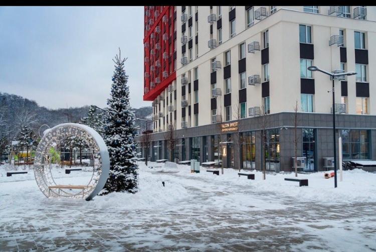 Жк Светлопарк Apartment Kiev Bagian luar foto